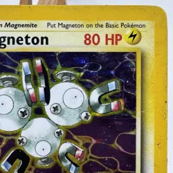 Magneton - 11/62 - Fossil Set - Unlimited - Holo Rare - Pokemon - WOTC - Damaged - Image 3