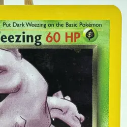 Dark Weezing - 14/82 - Team Rocket - Unlimited - Holo Rare - Pokemon - Played - Image 3