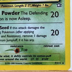 Jumpluff - 7/111 - Neo Genesis - Unlimited - Holo Rare - Pokemon - Played - Image 4