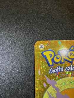 Pokemon Gastly #092 Prism Nintendo Vending Sticker in LP condition! - Image 3