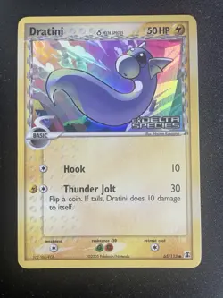 Dratini REVERSE HOLO EX Delta Species 65/113 2005 COMMON Pokemon TCG - Image 4