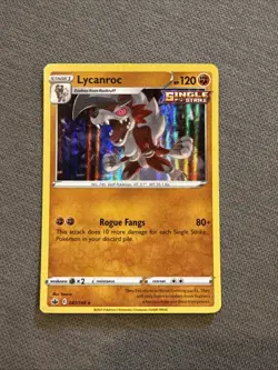 Lycanroc 087/198 Pokemon TCG Sword & Shield Chilling Reign Holo MINT NM - Image 1