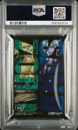 PSA 10 2011 ONE PIECE CARAMEL POPCORN PART 4 022 RORONOA ZORO/SANJI POP 1 - Image 3