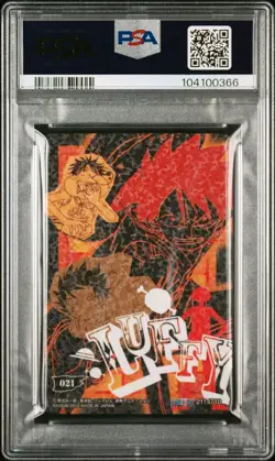 PSA 10 2010 ONE PIECE JAPANESE CARAMEL POPCORN PART 1 021 MONKEY D. LUFFY POP 1 - Image 3