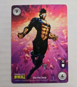 SDCC 2025 - Invincible Overpower Promo Card - Philip Tan - RARE 7 - Comic Con - Image 1