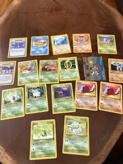 Lot of 18 Vintage Pokemon Cards English WOTC Non-Holo - Image 1