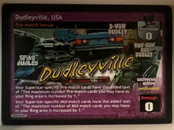 Dudleyville USA WWF WWE Raw Deal CCG TCG Card Rare NM - Image 1