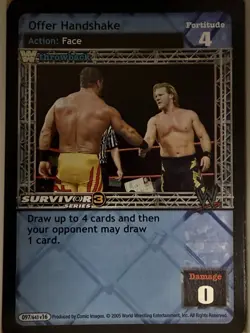 Offer Handshake Throwback (SS3) X3 Playset WWF WWE Raw Deal CCG TCG Card Lot - Image 2