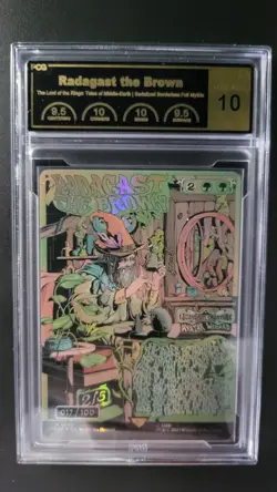 The Lord of the Rings x MTG "Radagast the Brown" Serialized 017/100 PCG 10 - Image 3