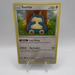 Snorlax Holo Rare 150 HP SM-Unbroken Bonds 158/214 Pokemon TCG English - Image 1