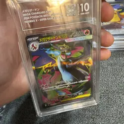 Pokemon TCG 2025 Inferno x M2 Card 094/080 SR Mega Charizard EX XSY TAG 10 - Image 2