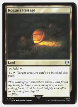 MTG - Rogue's Passage 326 Near Mint Commander: The Lord of the Rings: Tales of M - Image 1
