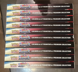 Sam's Club Pokemon Prismatic Evolutions Lucario ex & Tyranitar ex - Lot of 10 820650856716 - Image 1