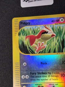 Pokemon TCG Pidgey 123/165 Expedition Base Set Reverse Holo Common 2002 EN - Image 4