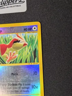 Pokemon TCG Pidgey 123/165 Expedition Base Set Reverse Holo Common 2002 EN - Image 5