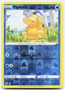Psyduck Reverse Holo 028/189 Common Astral Radiance Pokemon Near Mint - Image 1