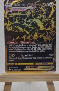 Pokemon Eternatus VMAX Full Art Shiny Holo Rare SV122/SV122 Shining Fates 340 HP - Image 1