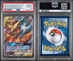 PSA 10 MOLTRES ZAPDOS & ARTICUNO GX SM210 HIDDEN FATES ETB PROMO POKEMON - Image 3