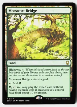MTG - Mosswort Bridge 317 Near Mint Commander: Bloomburrow - Image 1