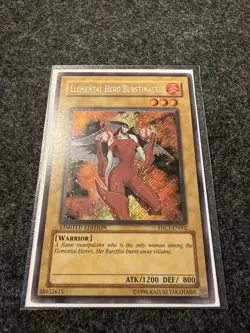 EHC1-EN002 Elemental Hero Burstinatrix Secret Rare Limited Edition Yugioh - Image 1