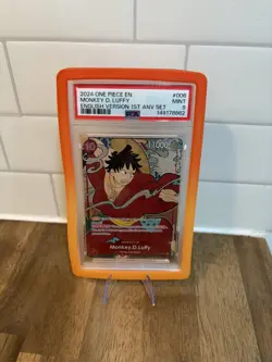 ONE PIECE MONKEY D. LUFFY 2024 1ST ANNIVERSARY SET #006 PSA 9 - Image 1