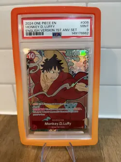 ONE PIECE MONKEY D. LUFFY 2024 1ST ANNIVERSARY SET #006 PSA 9 - Image 2