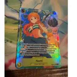 Bandai One Piece CCG Nami EB03-053 Alt Art NM - Image 1