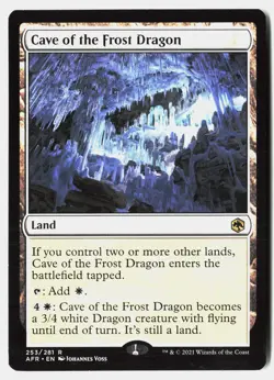 MTG - Cave of the Frost Dragon 253 Near Mint Adventures in the Forgotten Realms - Image 1