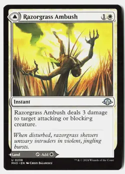 MTG - Razorgrass Ambush 238 Near Mint Modern Horizons 3 - Image 1