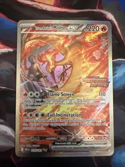 Team Rocket's Moltres ex - (Destined Rivals Stamp) 229/182 Miscellaneous Cards & - Image 1
