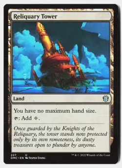 MTG - Reliquary Tower 227 Near Mint Commander: Dominaria United - Image 1