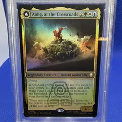 Magic Aang Foil 2025 TLA EN Legendary Creature PSA 10 #0203 double sided POP 1 ! - Image 5