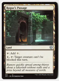 MTG - Rogue's Passage 312 Near Mint Commander 2021 - Image 1