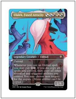 1x Ulalek, Fused Atrocity, Borderless Art, Magic MTG NM - Image 1