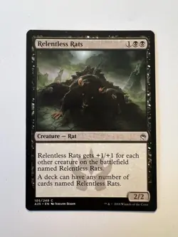 Relentless Rats - MTG Masters 25 - NM - Image 1