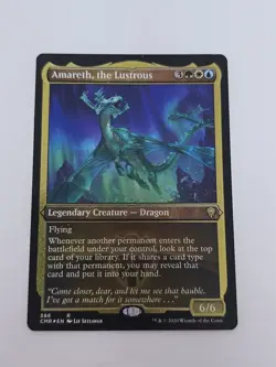 MTG Amareth, the Lustrous (Etched) (586) | NM Foil | Commander Legends {CMR} - Image 1