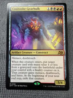 MTG - Coalstoke Gearhulk - Aetherdrift - Near Mint - Mythic - Image 1