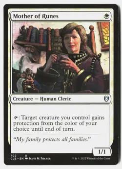 MTG - Mother of Runes 702 Near Mint Commander Legends: Battle for Baldur's Gate - Image 1