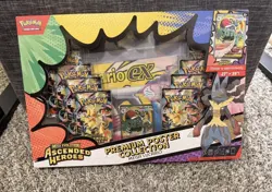 Pokemon TCG Ascended Heroes Premium Poster Collection Mega Lucario Sealed New - Image 1