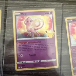 Pokemon TCG Celebrations Mew 011/025 Holo Promo English Lot of 3 - Image 3