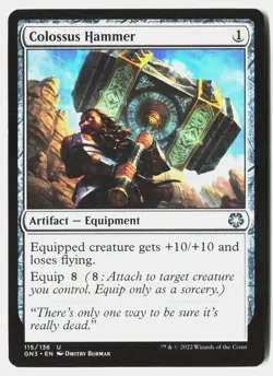 MTG - Colossus Hammer 115 Near Mint Magic Game Night: Free-For-All - Image 1