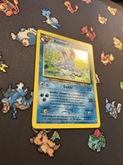 Azumarill 2/111 LP -Vintage Holo Rare Pokemon Card- Neo Genesis (8q) - Image 2