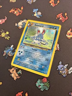 Azumarill 2/111 LP -Vintage Holo Rare Pokemon Card- Neo Genesis (8q) - Image 3