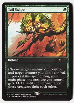 MTG - Tail Swipe 15 Near Mint Game Day & Store Championship Promos - Image 1