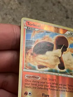 Pokemon 25/95 Torkoal Unleashed Reverse Holo Rare - Image 2
