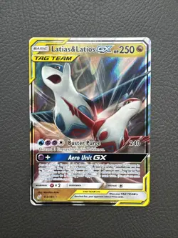 Latias & Latios GX Tag Team Up 113/181 LP/NM. READ DESCRIPTION - Image 1