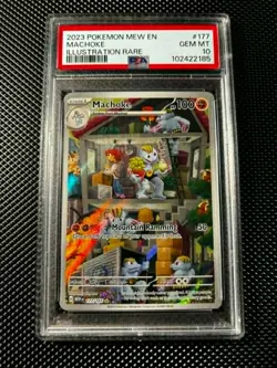 Machoke 177/165 Illustration Rare PSA 10 Pokemon TCG SV 151 (MEW) - Image 2