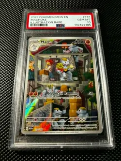 Machoke 177/165 Illustration Rare PSA 10 Pokemon TCG SV 151 (MEW) - Image 3