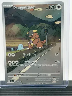 Pokemon TCG Kangaskhan Destined Rivals Illustration Rare Holo 204/182 671 - Image 1