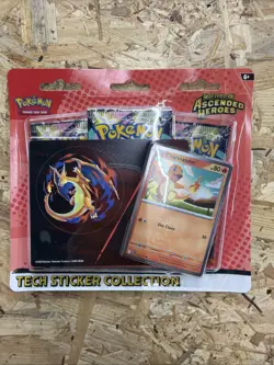 Pokemon TCG Tech Sticker Collection. Ascended Heroes 3 Blister Charmander x 4 - Image 1